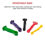 Resistance Band Loop Set of 5 Heavy Duty Gym Yoga Workout - Extra Image