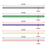 Resistance Band Loop Set of 5 Heavy Duty Gym Yoga Workout - Extra Image