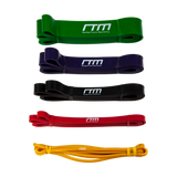 Resistance Band Loop Set of 5 Heavy Duty Gym Yoga Workout