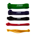 Resistance Band Loop Set of 5 Heavy Duty Gym Yoga Workout