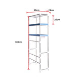 Storage Shelves Shelf 3 Tier Rack Portable Laundry Stand Unit Organiser - Extra Image