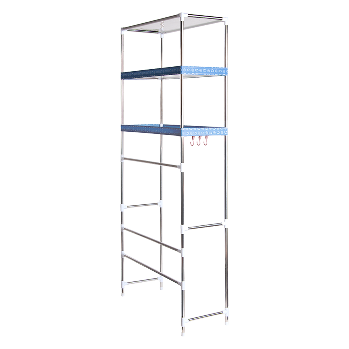Storage Shelves Shelf 3 Tier Rack Portable Laundry Stand Unit Organiser