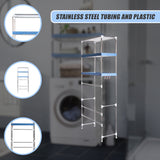 Storage Shelves Shelf 3 Tier Rack Portable Laundry Stand Unit Organiser - Close-Up Angle