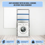 Storage Shelves Shelf 3 Tier Rack Portable Laundry Stand Unit Organiser