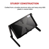Aluminium Alloy Folding Laptop Stand Desk Table with Mouse Tray