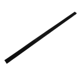 2.4m (8FT) Gymnastics Folding Balance Beam Black Synthetic Suede - Top-Down View