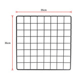 12 Cube Wire Grid Organiser Bookcase Storage Cabinet Wardrobe Closet Black - Extra Image