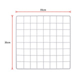 12 Cube Wire Grid Organiser Bookcase Storage Cabinet Wardrobe Closet White - Extra Image
