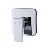 Shower Bath Mixer Tap Bathroom WATERMARK Approved - Chrome - Top-Down View