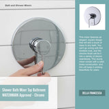 Shower Bath Mixer Tap Bathroom WATERMARK Approved - Chrome - Extra Image
