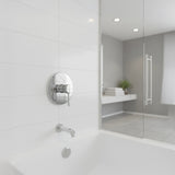 Shower Bath Mixer Tap Bathroom WATERMARK Approved - Chrome - Low Angle