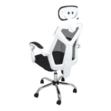Office Chair &ndash; Ergonomic Mesh Back Computer Desk White Chair with Padded Foam Seat