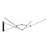 26m 5 Arm Wall Hang Mountable Clothes Airer Dryer Washing Line Bathroom Kitchen - Top-Down View