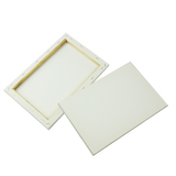 5 pack of 20x30cm Artist Blank Stretched Canvas Canvases Art Large White Range Oil Acrylic Wood - Top-Down View