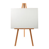 5 pack of 50x60cm Artist Blank Stretched Canvas Canvases Art Large White Range Oil Acrylic Wood - Side View