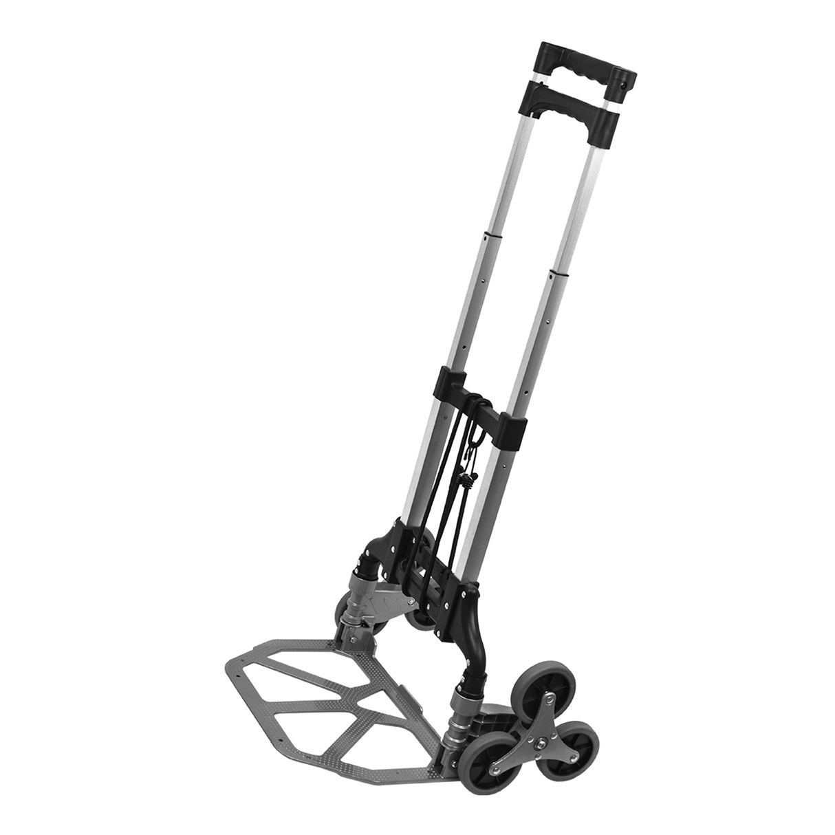 Stair Climbing Trolley 6 Wheels Aluminium Folding Hand Cart Climb Steps