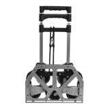 Stair Climbing Trolley 6 Wheels Aluminium Folding Hand Cart Climb Steps - Close-Up Angle