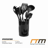 11pcs Kitchen Utensil Set Silicone Heat-Resistant Non-Stick Kitchen Utensils kit - Extra Image