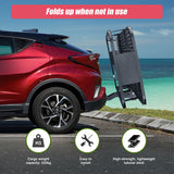 Car Luggage Basket Trailer Hitch Cargo Carrier - Top-Down View