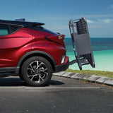 Car Luggage Basket Trailer Hitch Cargo Carrier - Close-Up Angle