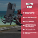 Car Luggage Basket Trailer Hitch Cargo Carrier - Extra Image
