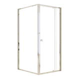 Semi Frameless Shower Screen (82~90)x 195cm & (98~101)x 195cm Side AS/NZS Glass - Side View
