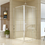 Semi Frameless Shower Screen (98~106)x 195cm & (98~101)x 195cm Side AS/NZS Glass