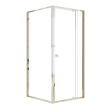 Semi Frameless Shower Screen (82~90)x 195cm & (89~92)x 195cm Side AS/NZS Glass - Side View