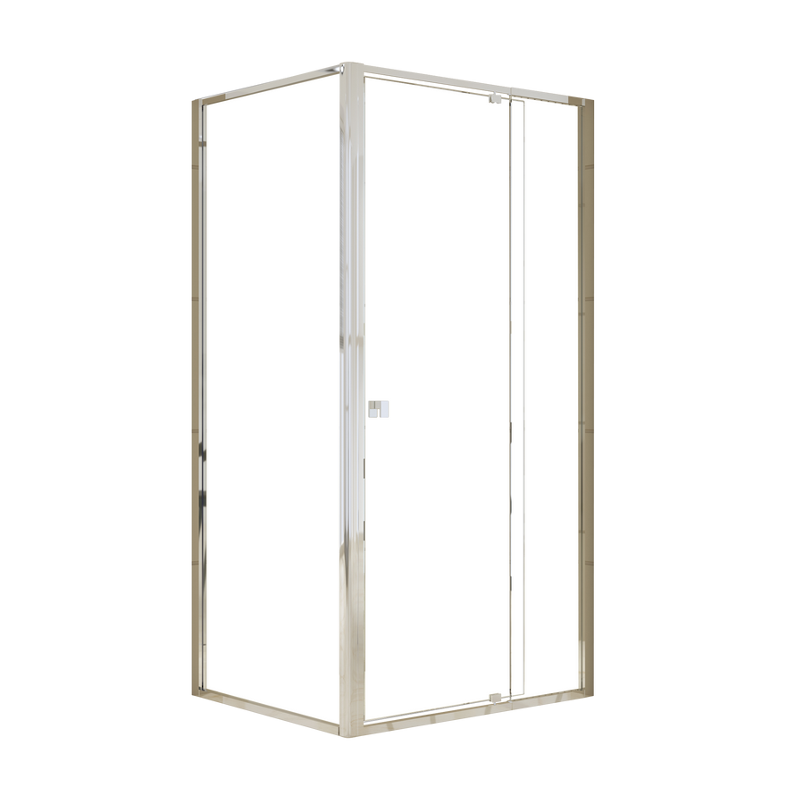 Semi Frameless Shower Screen (98~106)x 195cm & (77~80)x 195cm Side AS/NZS Glass