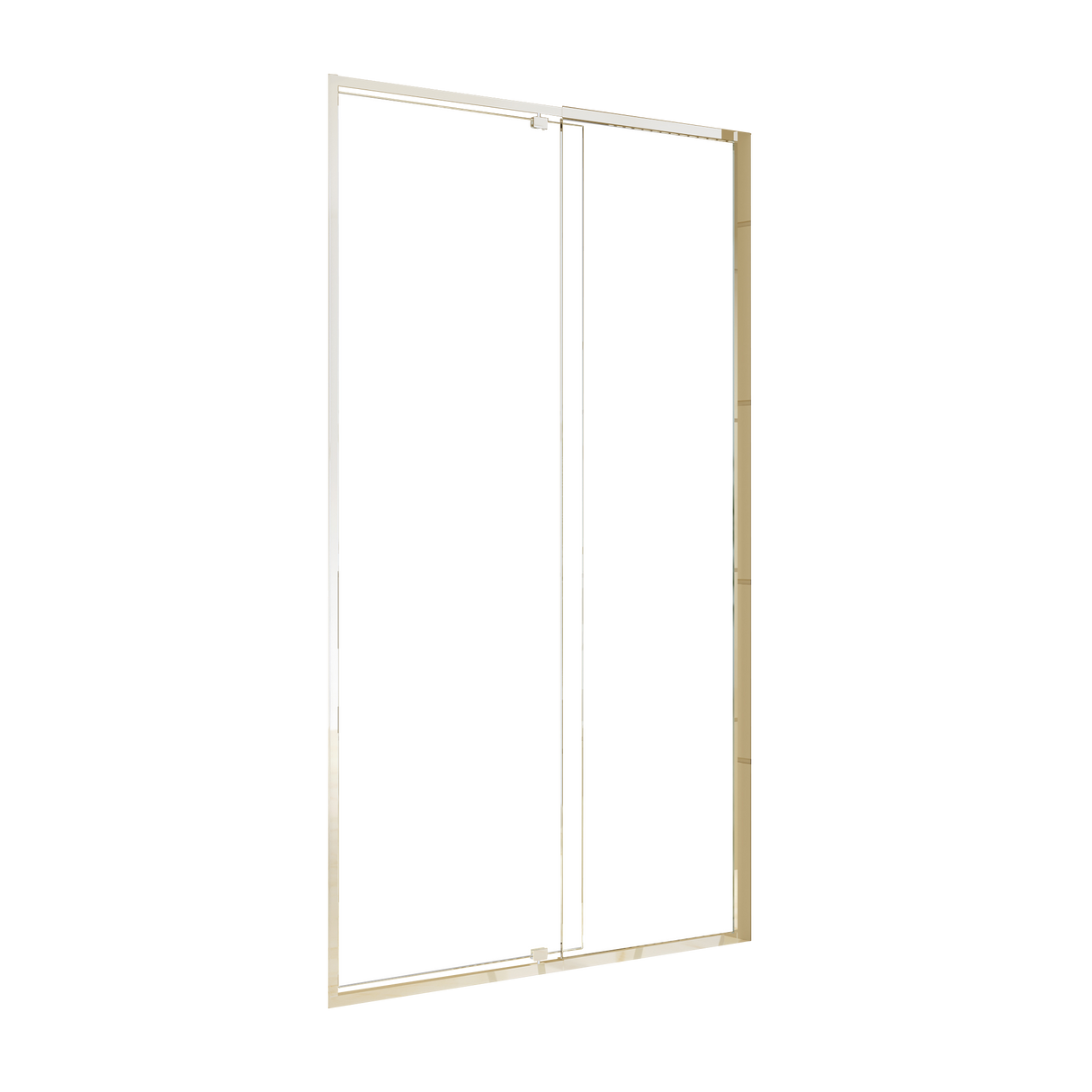 Adjustable Semi Frameless Shower Screen (114~122) x 195cm Australian Safety Glass