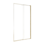 Adjustable Semi Frameless Shower Screen (114~122) x 195cm Australian Safety Glass