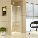 Adjustable Semi Frameless Shower Screen (98~106) x 195cm Australian Safety Glass