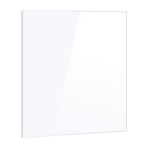 Toughened 60cm x 70cm White Glass Kitchen Splashback
