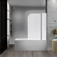 180 Degree Pivot Door 6mm Safety Glass Bath Shower Screen 1000x1400mm By Della Francesca