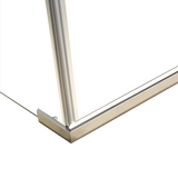 Shower Screen 1000x1000x1900mm Framed Safety Glass Pivot Door By Della Francesca