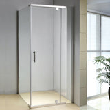 Shower Screen 1000x800x1900mm Framed Safety Glass Pivot Door By Della Francesca