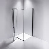 Shower Screen 900x700x1900mm Framed Safety Glass Pivot Door By Della Francesca