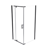 Shower Screen 1000x900x1900mm Framed Safety Glass Pivot Door By Della Francesca - Side View