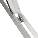 900 x 800mm Sliding Door Nano Safety Glass Shower Screen By Della Francesca