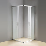 900 x 1200mm Sliding Door Nano Safety Glass Shower Screen By Della Francesca