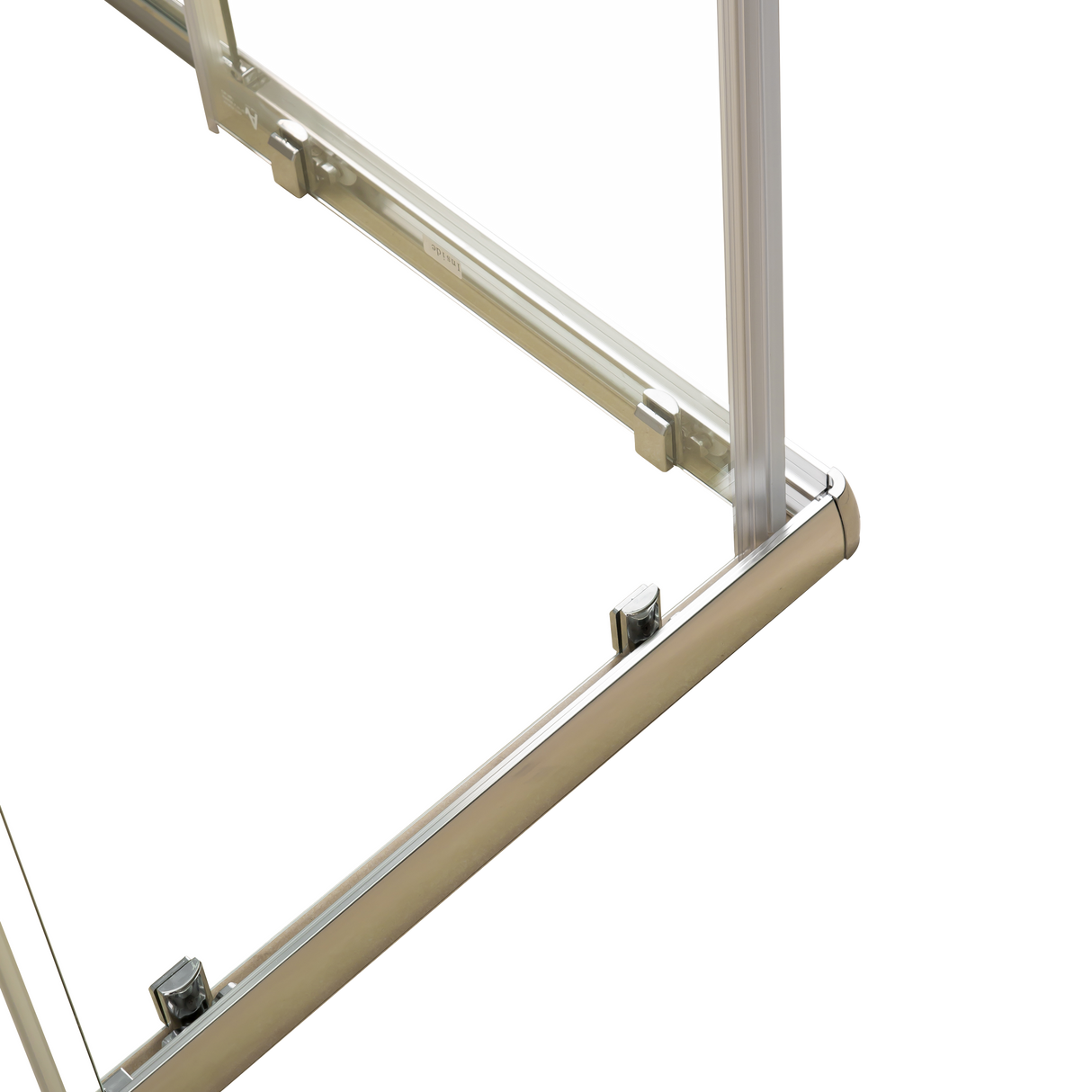 1200 x 1000mm Sliding Door Nano Safety Glass Shower Screen By Della Francesca