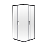 800 x 1000mm Sliding Door Nano Safety Glass Shower Screen By Della Francesca - Side View