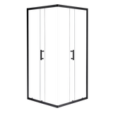800 x 1200mm Sliding Door Nano Safety Glass Shower Screen By Della Francesca - Side View