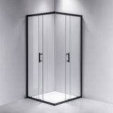 1000 x 800mm Sliding Door Nano Safety Glass Shower Screen By Della Francesca