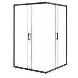 1000 x 1200mm Sliding Door Nano Safety Glass Shower Screen By Della Francesca - Side View