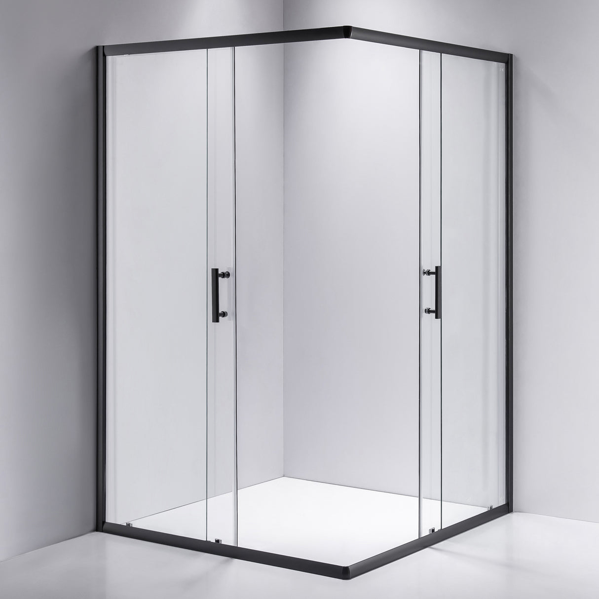 1200 x 1200mm Sliding Door Nano Safety Glass Shower Screen By Della Francesca