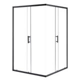 1200 x 1200mm Sliding Door Nano Safety Glass Shower Screen By Della Francesca - Side View