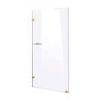 900 x 2100mm Frameless 10mm Safety Glass Shower Screen