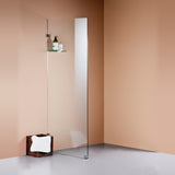 800 x 2000mm Frameless 10mm Safety Glass Shower Screen
