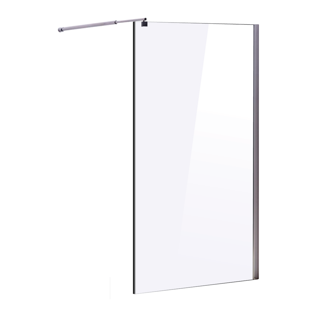 1100 x 2100mm Frameless 10mm Safety Glass Shower Screen